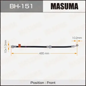 MASUMA BH151 Шланг тормозной перед. Nissan Almera 1.51.82.2D 00> L=487