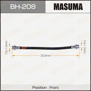 MASUMA BH208 Шланг тормозной