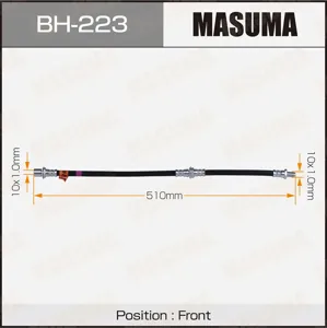 MASUMA BH223 Шланг тормозной