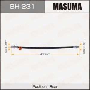 MASUMA BH231 Шланг тормозной