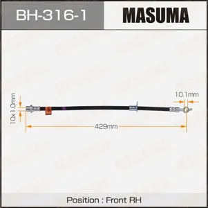MASUMA BH3161 Шланг тормозной перед. правый