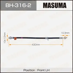 MASUMA BH3162 Шланг тормозной