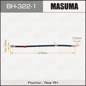 MASUMA BH3221 Шланг тормозной