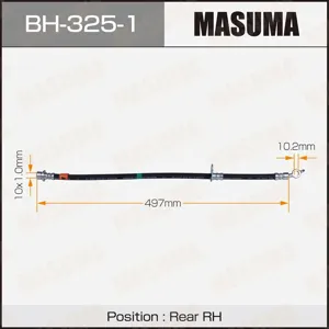 MASUMA BH3251 Шланг тормозной