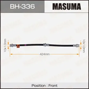 MASUMA BH336 Шланг тормозной перед.