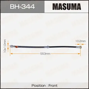 MASUMA BH344 Шланг тормозной перед.
