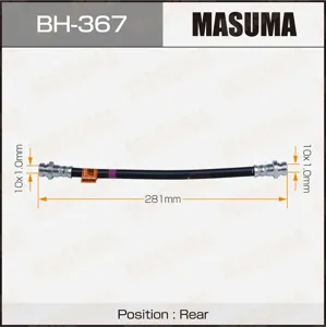 MASUMA BH367 Шланг тормозной задн.
