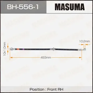 MASUMA BH5561 Шланг торм. пер. R