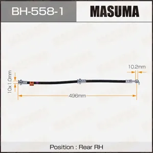 MASUMA BH5581 Шланг тормозной задн. правый