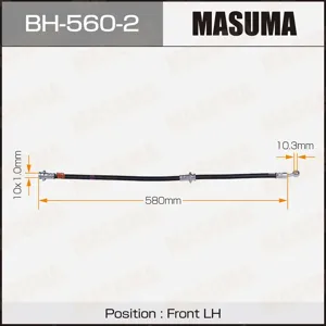 MASUMA BH5602 Шланг тормозной перед. левый