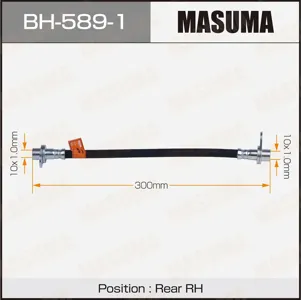 MASUMA BH5891 Шланг тормозной задн. правый