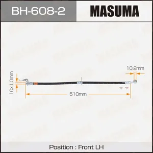 MASUMA BH6082 Шланг тормозной