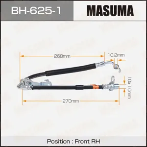 MASUMA BH6251 Шланг тормозной