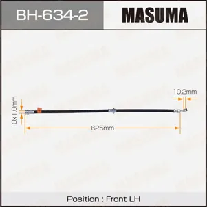 MASUMA BH6342 Шланг тормозной перед. левый