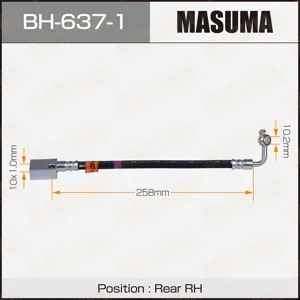 MASUMA BH6371 Шланг тормозной