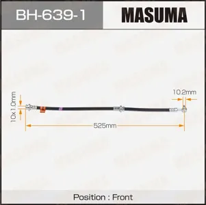 MASUMA BH6391 Шланг тормозной