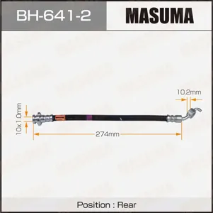 MASUMA BH6412 Шланг тормозной