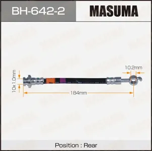 MASUMA BH6422 Шланг тормозной