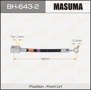 MASUMA BH6432 Шланг тормозной