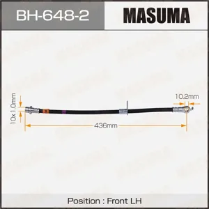 MASUMA BH6482 Шланг тормозной