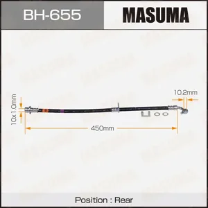 MASUMA BH655 Шланг тормозной задн.