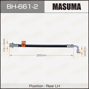 MASUMA BH6612 Шланг тормозной