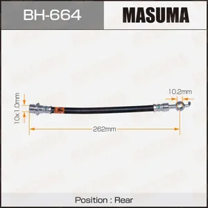 MASUMA BH664 Шланг тормозной