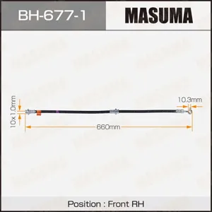 MASUMA BH6771 Шланг тормозной