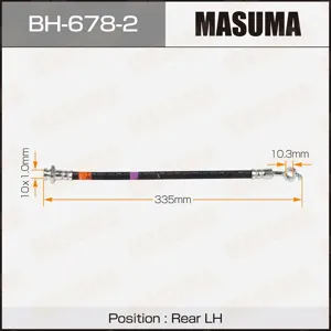 MASUMA BH6782 Шланг тормозной