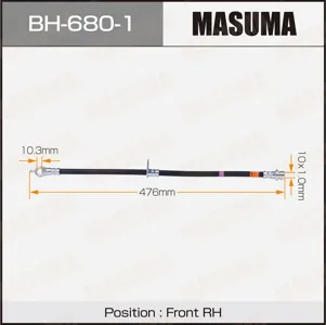 MASUMA BH6801 Шланг тормозной