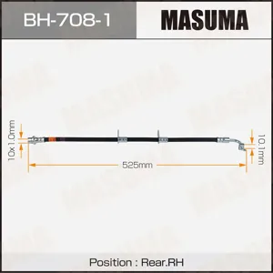 MASUMA BH7081 Шланг тормозной