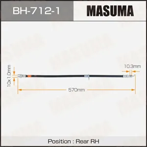 MASUMA BH7121 Шланг тормозной