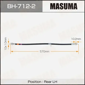 MASUMA BH7122 Шланг тормозной