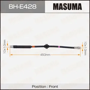 MASUMA BHE428 Шланг тормозной перед.