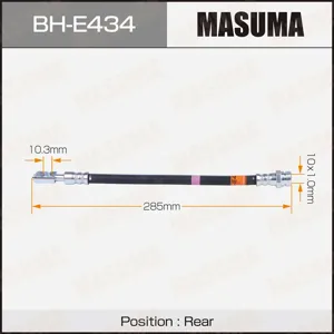 MASUMA BHE434 Шланг торм. задн.