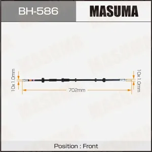 MASUMA BHE586 Шланг тормозной