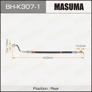 MASUMA BHK3071 Шланг тормозной