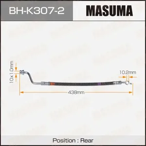 MASUMA BHK3072 Шланг тормозной