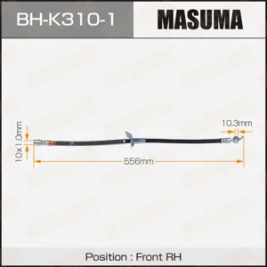 MASUMA BHK3101 Шланг тормозной