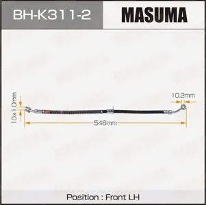 MASUMA BHK3112 Шланг тормозной
