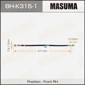 MASUMA BHK3151 Шланг тормозной