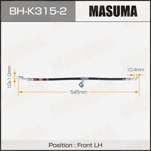 MASUMA BHK3152 Шланг тормозной