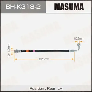 MASUMA BHK3182 Шланг тормозной
