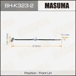 MASUMA BHK3232 Шланг тормозной