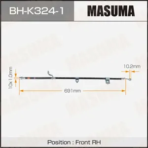 MASUMA BHK3241 Шланг тормозной