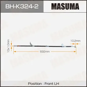 MASUMA BHK3242 Шланг тормозной