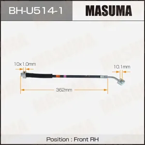 MASUMA BHU5141 Шланг тормозной