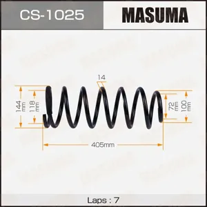 MASUMA CS1025 Пружина  подвески 