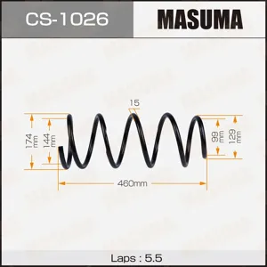 MASUMA CS1026 Пружина  подвески 