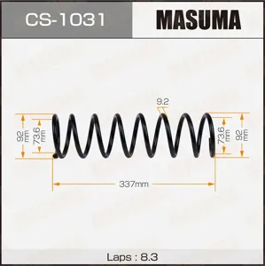 MASUMA CS1031 Пружина  подвески 